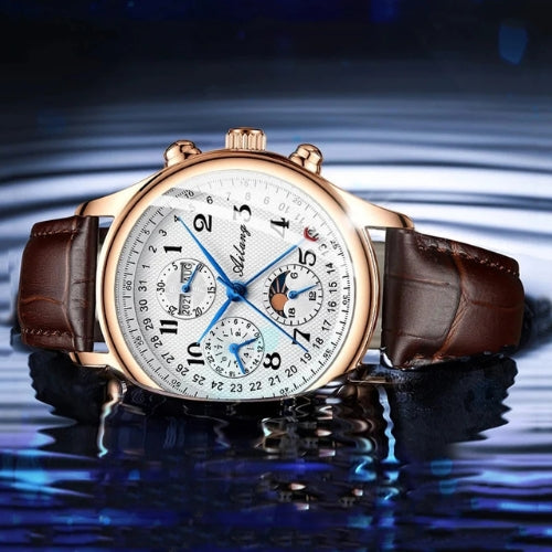 mens watch leather strap