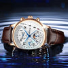 automatic watch, mwns watch leather strap, watches, watch, man watches, watches for men