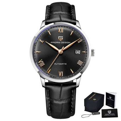 mens watch leather strap