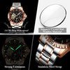 mechanical watch, mechanic watch, stainless steel watch, chronograph watch, men watches