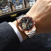 mechanical watch, mechanic watch, stainless steel watch, chronograph watch, men watches