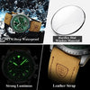 Men's-Watch-Leather- strap-waterproof