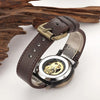 mechanical watch, mechanic watches, man watch, leather strap watch, chrono watch