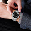 mens watches silver, stainless steel watch, luxury watch men, man watch