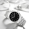 mens watches silver, stainless steel watch, luxury watch men, man watch